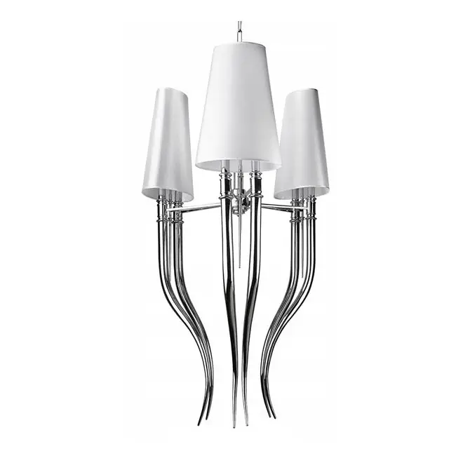Uitverkoop Azzardo AZ1232 - Hanglamp aan ketting DIABLO 6xE14/11W/230V wit