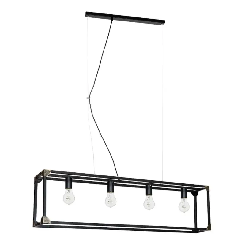 Hanglamp TRUNK 4xE27/60W Rechtstreeks Van De Fabrikant
