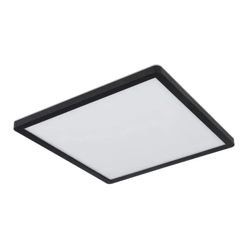 Globo - LED Dimbare badkamer plafondverlichting LED/18W/230V 29,4x29,4 cm IP44 zwart Merkproduct