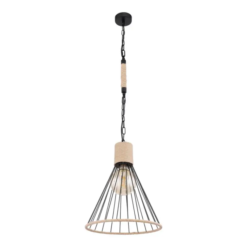 Globo 15676H1 - Hanglamp aan ketting HALIA 1xE27/60W/230V Beperkt Aanbod
