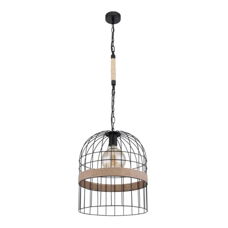 Globo 15677H1 - Hanglamp aan ketting HALIA 1xE27/60W/230V Hoge Kwaliteit