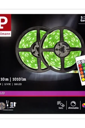 Paulmann 78980 - LED RGB / 28W Dimbare strip SIMPLED 10m 230V + RC Goedkoop