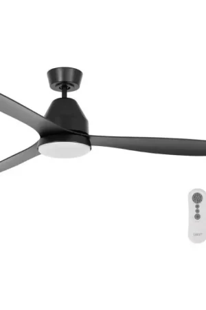 Lucci air 213044 - Plafondventilator WHITEHAVEN 1xGX53/18W/230V zwart + afstandsbediening Voordeelprijs