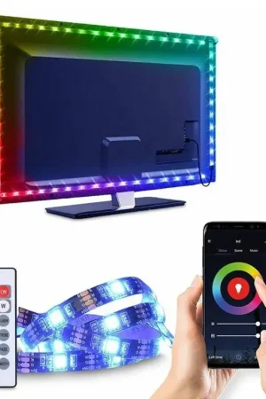 Lage Kosten LED RGB dimbare strip voor TV LED/6W/5V Wi-Fi Tuya + afstandsbediening 0,5m