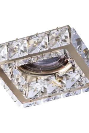 Rechtstreeks Van De Fabrikant Azzardo AZ4412 - Inbouw Lamp ESTER 1xGU10/50W/230V vierkant goud