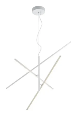 Trio - Dimbare LED Hanglamp aan een koord TIRIAC 3xLED/8,5W/230V wit Fabrieksprijs