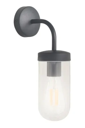 Tijdelijk Beschikbaar Rabalux - Badkamer wandlamp 1xE27/60W/230V IP44 zwart