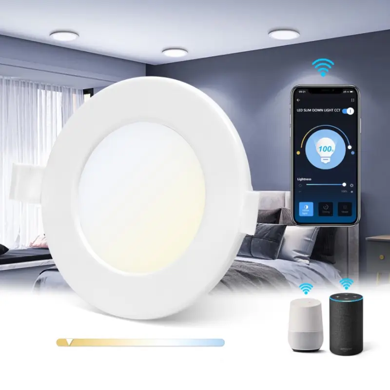 Aigostar - LED Plafondlamp 6W/230V d. 11,5 cm Wi-Fi Nu Kopen