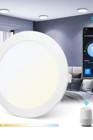 Aigostar - Dimbare LED Inbouw Lamp 18W/230V d. 22 cm Wi-Fi Direct Beschikbaar