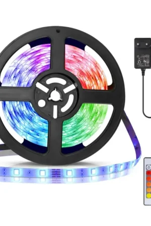 Aigostar - Dimbare LED RGB Strip 3m LED/24W/12/230V IP65 + afstandsbediening Hoge Kwaliteit