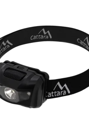 Veilige Betaling LED Hoofdlamp met een rode lamp LED/3W/3xAAA IP44 zwart