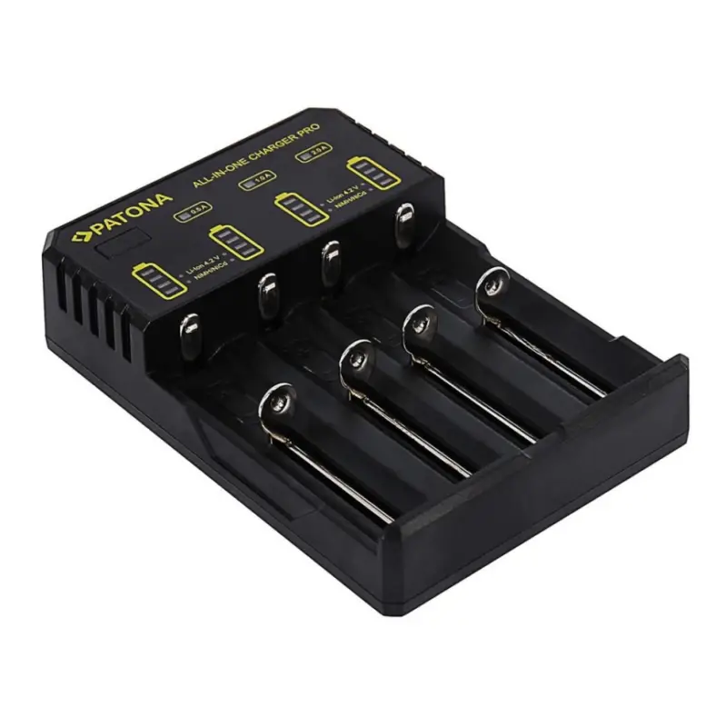 Laatste Kans PATONA - Batterij oplader AA/AAA/18650/14500/CR123A