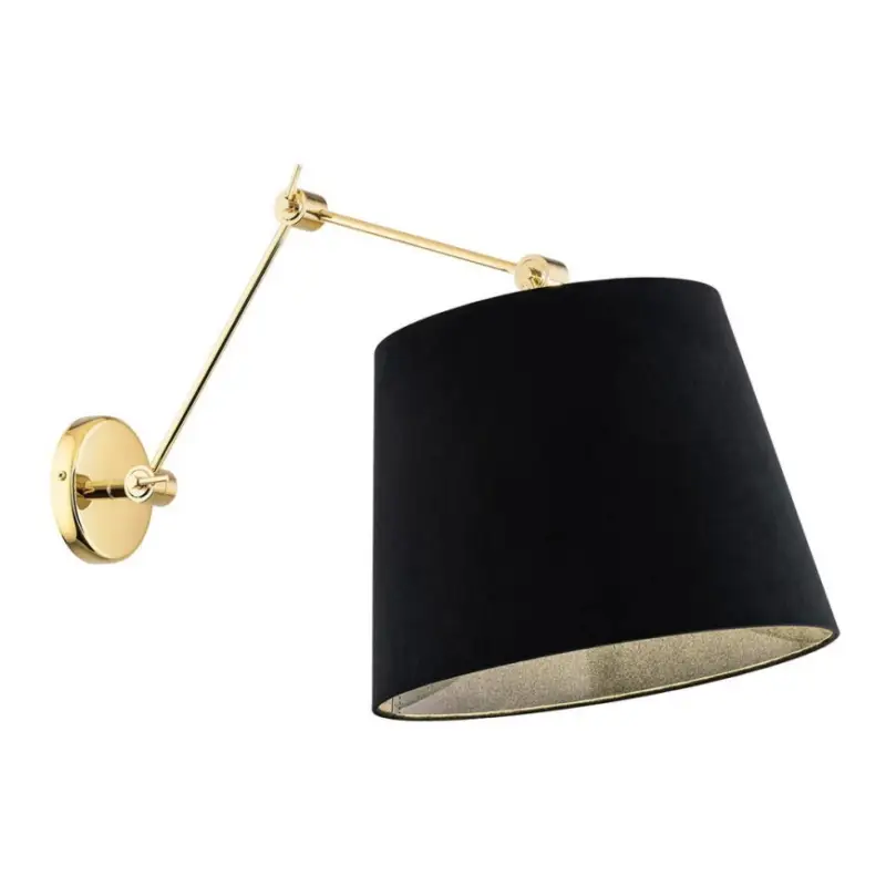 Aanbieding Argon 4898 - Wandlamp ZAKYNTOS PLUS 1xE27/15W/230V zwart/gouden