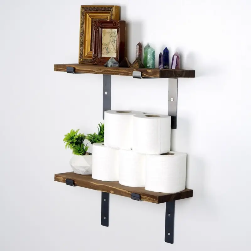 SET 2x Wandplank vurenhout Beste Prijs