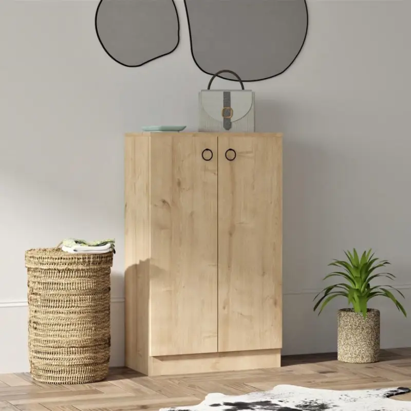 Schoenenkast DEFNE 100x60 cm beige Nu Kopen