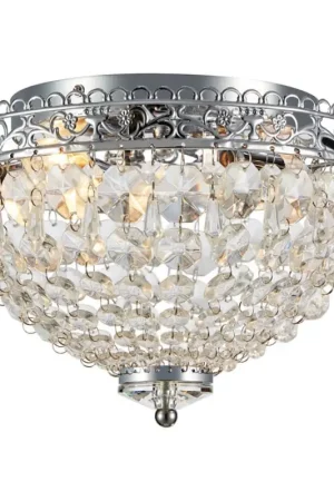 Markslöjd 108423 - Plafondlamp JOLINE 2xE14/40W/230V mat chroom Koop Online