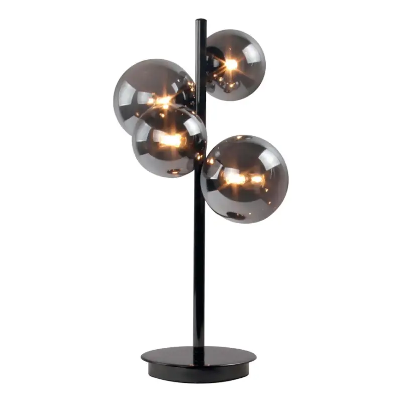 Weekendaanbieding Wofi 8014.04.24.9000 - LED Tafellamp VILLA 4xG9/3W/230V zwart