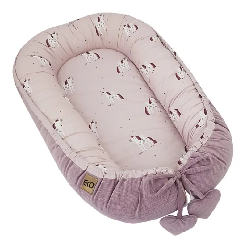 EKO - Katoenen babynestje UNICORN 90x60 cm Direct Verzonden