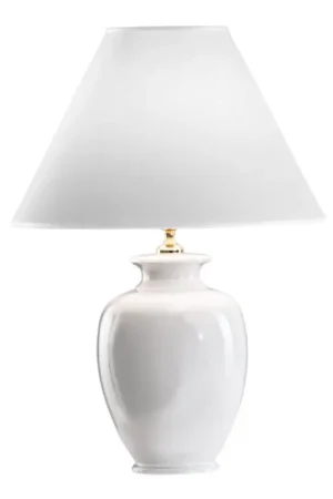 Beperkt Aanbod Kolarz 731.70W - Tafellamp NONNA 1xE27/100W/230V wit