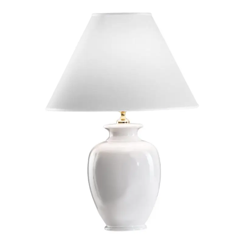 Beperkt Aanbod Kolarz 731.70W - Tafellamp NONNA 1xE27/100W/230V wit