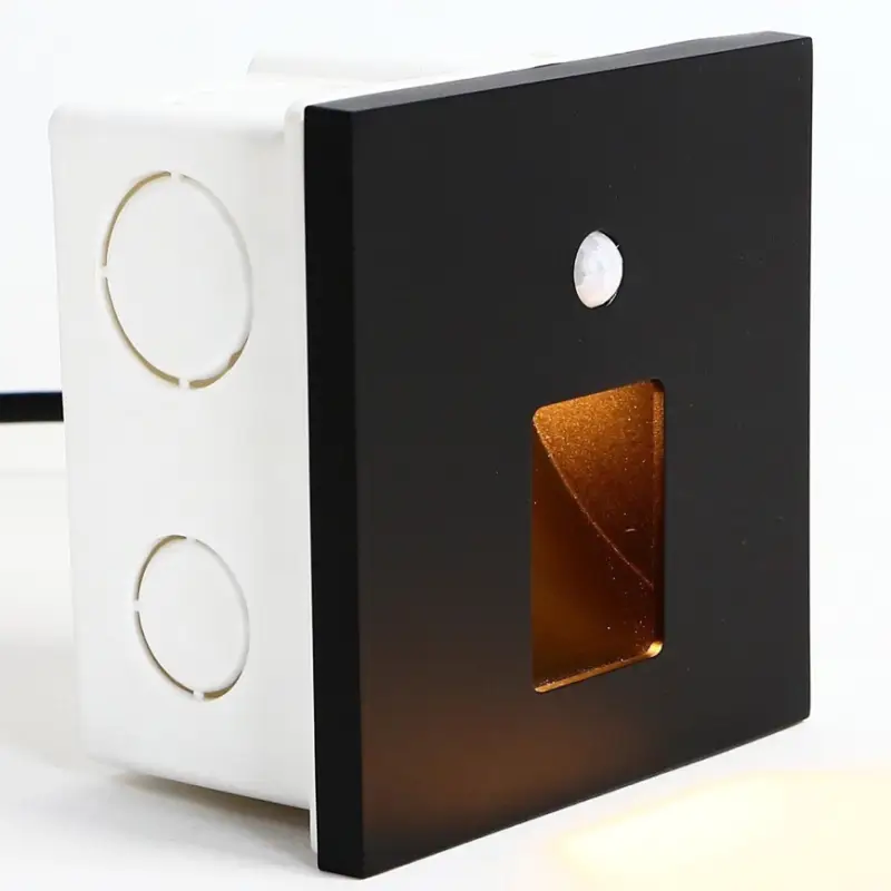 Direct Verzonden Emithor 70424 - LED-trapverlichting met sensor VIX LED/1W/230V 4000K zwart
