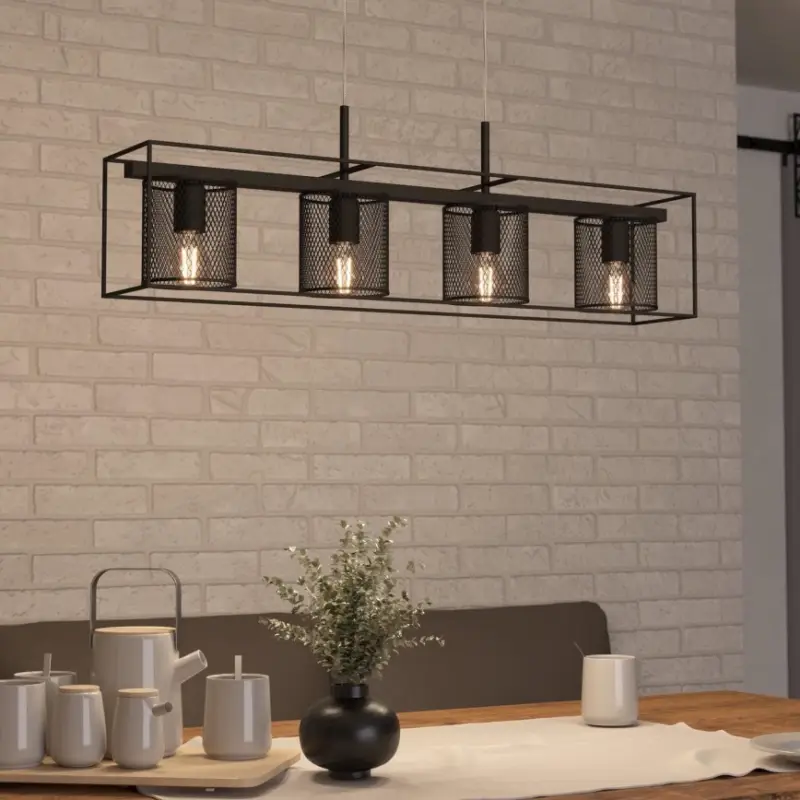 Beperkte Voorraad Eglo - Hanglamp aan kabel 4xE27/40W/230V