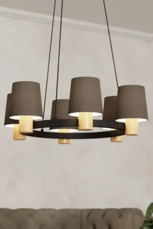 Actieprijs Eglo - Hanglamp aan kabel 6xE27/40W/230V