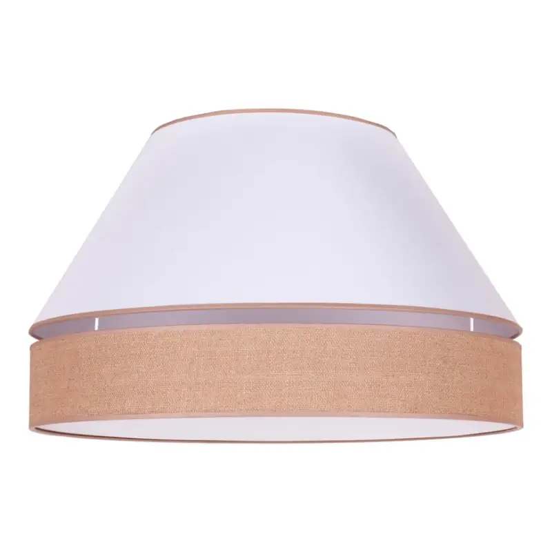 Aanbieding Duolla - Plafondlamp AVIGNON 3xE27/15W/230V diameter 60 cm wit/bruin