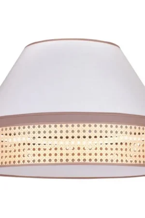 Aanbieding Duolla - Plafondlamp AVIGNON 1xE27/15W/230V diameter 50 cm wit/rotan