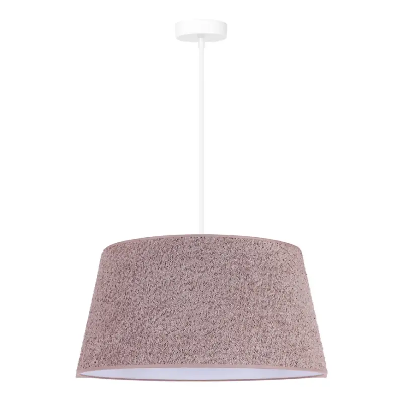 Duolla - Hanglamp aan een koord BOUCLE 1xE27/15W/230V diameter 50 cm bruin Speciale Aanbieding
