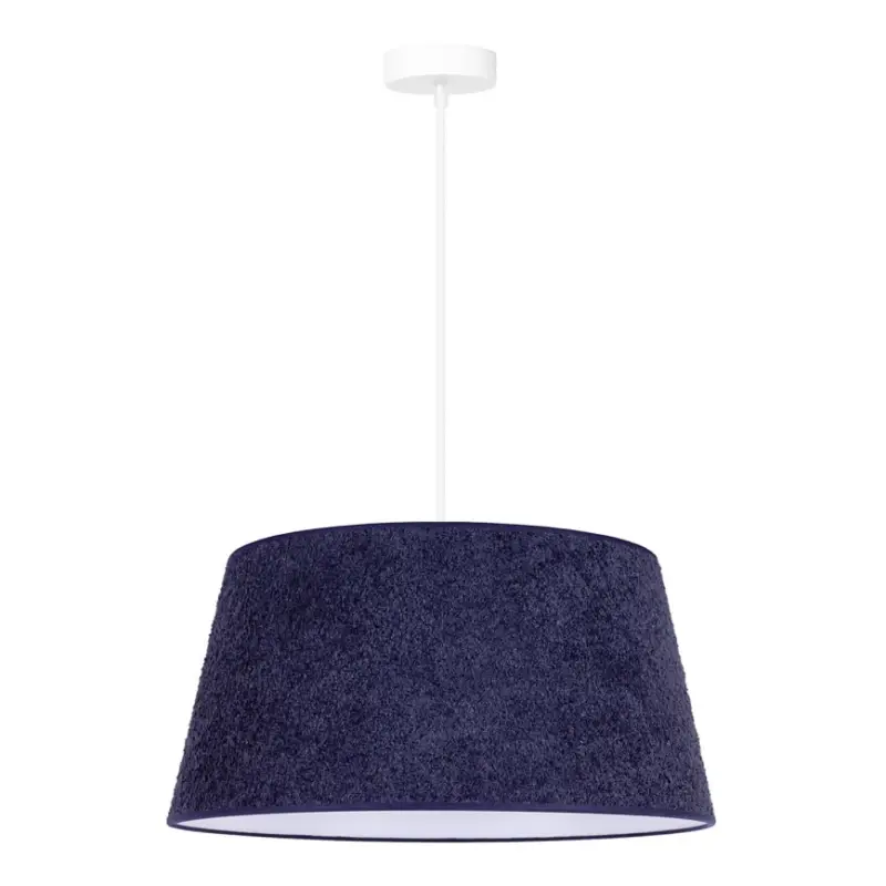 Lage Prijs Duolla - Hanglamp aan een koord BOUCLE 1xE27/15W/230V diameter 50 cm blauw