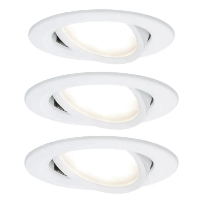 Paulmann 93449 - SET 3xLED/6,5W IP23 Badkamer inbouwverlichting NOVA 230V Direct Verzonden