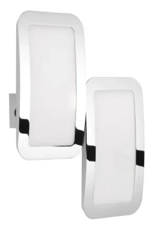 Wofi 4526.02.01.6000 - SET 2x LED Dimbare wandlamp SAGA LED/8W/230V Populair