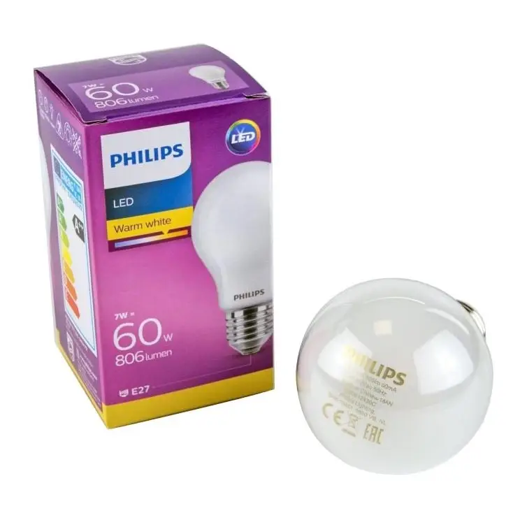 Veilige Betaling LED Lamp Philips E27/7W/230V 2700K