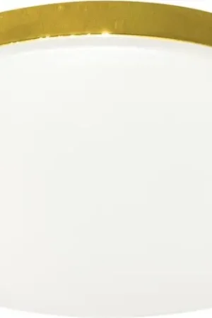 Aanbieding LED Badkamer plafondlamp MAYA LED/15W/230V diameter 33 cm IP44 goud