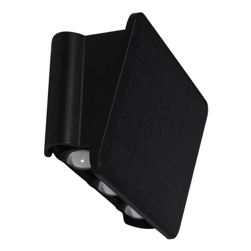 Premium LED Solar Wandlamp ALF LED/4W/1300 mAh 3000K IP54 zwart