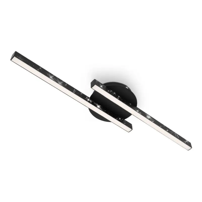 Briloner 3517-025 - LED Bevestigde Hanglamp REY 2xLED/6W/230V zwart Alleen Vandaag