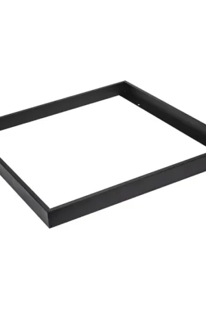 Metalen frame voor de installatie van LED panelen 600x600 mm zwart Meest Verkocht