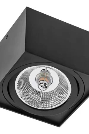 Aanbieding SpotCHLOE AR111 1xGU10/50W/230V hoekig zwart