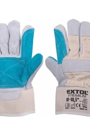 Finale Uitverkoop Extol Premium - Werkhandschoenen maat 10"-10.5" wit/blauw