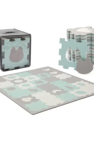 KINDERKRAFT - Foampuzzel LUNO 30st grijs/mint Koopje