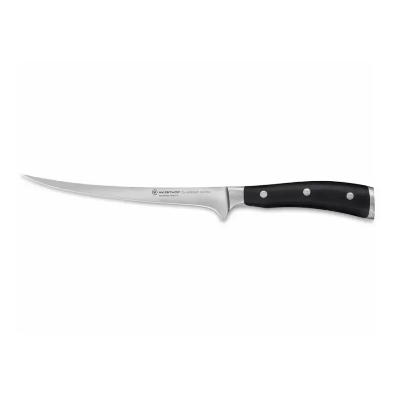 Wüsthof - Keukenvleesmes fileermes CLASSIC IKON 18 cm zwart Populair