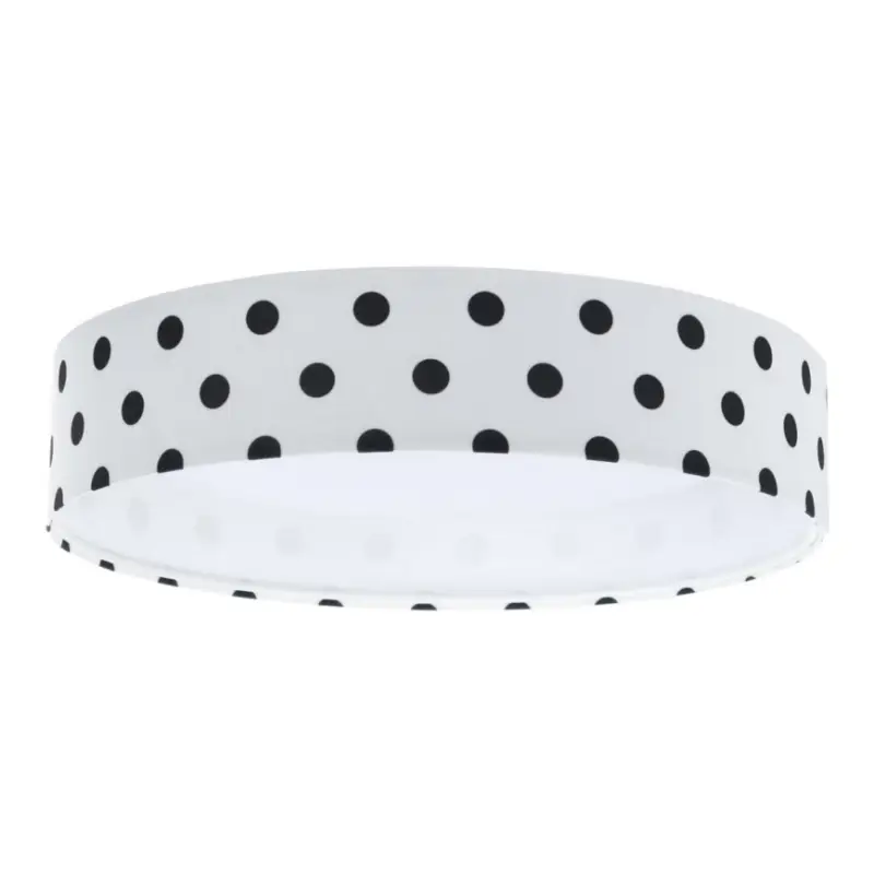 Laatste Versie LED Kinderplafondlamp GALAXY KIDS LED/24W/230V stippen wit/zwart