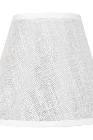 Snelle Levering Vervangingslampenkap voor kroonluchter en wandlamp ANTONIO E14 140x160 mm wit
