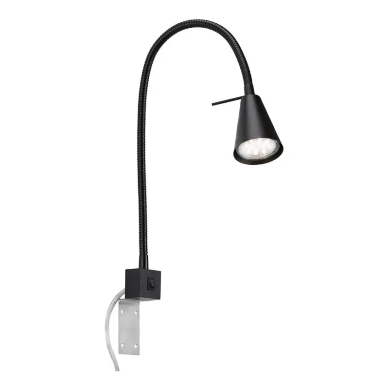 Briloner 2080-015 - LED flexibele wandlamp COMFORT LIGHT 1xGU10/5W/230V zwart Premium