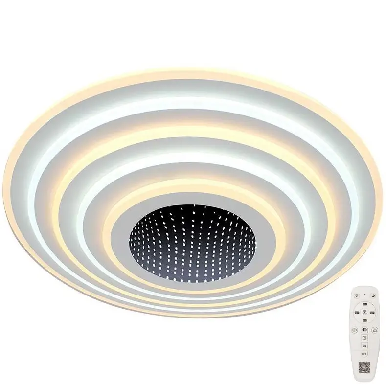 Beste Prijs Dimbare LED plafondlamp LED/125W/230V 3000-6500K diameter 50 cm + afstandsbediening