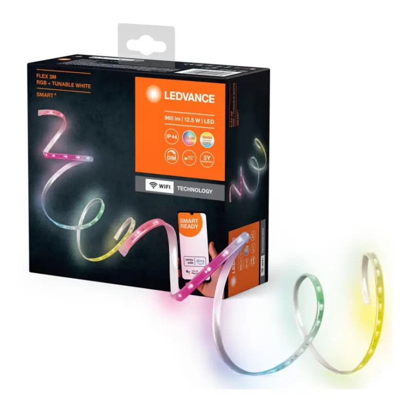 Ledvance - LED RGB+TW Dimbaar buitenshuis strip FLEX 3m LED/12,5W/230V 2700-6500K IP44 Wi-Fi Aanbieding