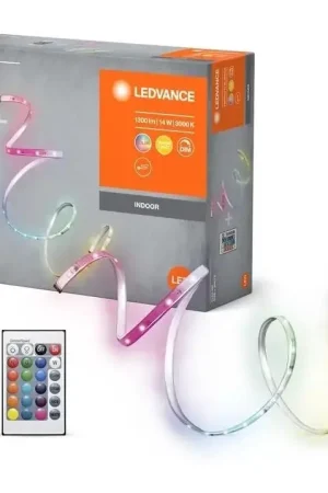 Ledvance - LED RGBW dimbare strip FLEX 5m LED/14W/230V + afstandsbediening Alleen Vandaag