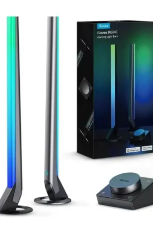 Govee - SET 2x Smart Gaming Wi-Fi LED RGBIC Panels + Smart Dual + afstandsbediening Koop Vandaag
