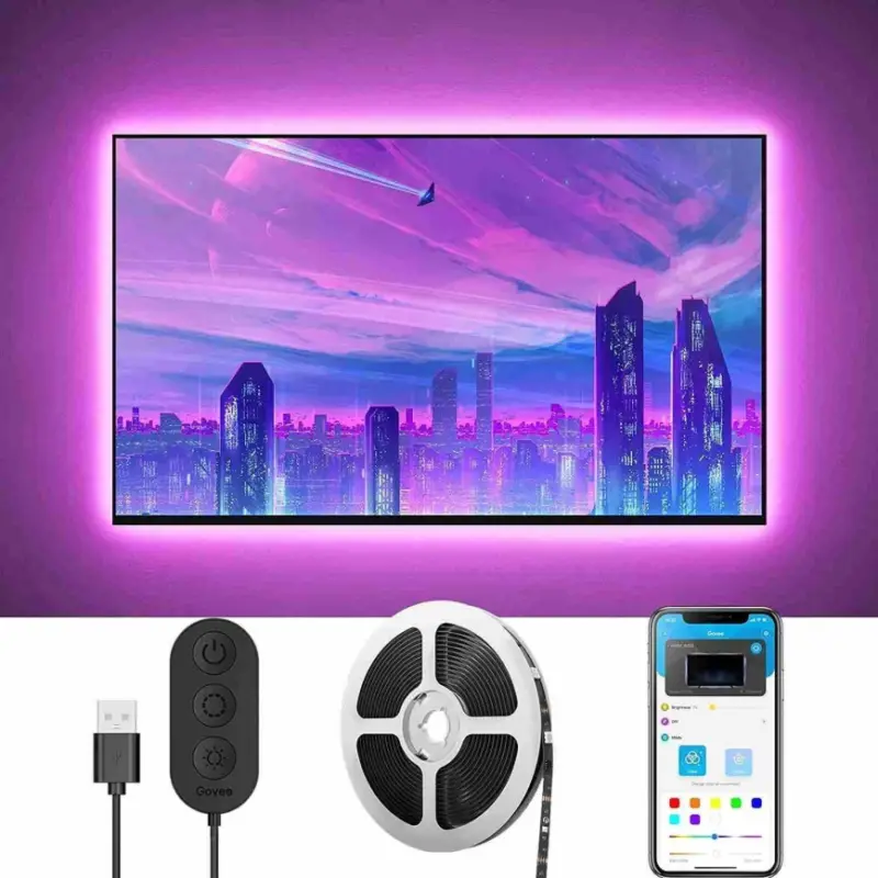 Govee - SMART LED-achtergrondverlichting RGB voor TV 46-60" Nu Kopen